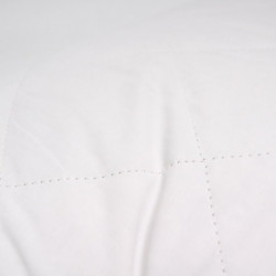 Prabangi balta lietuviška pagalvė su šilko užpildu 50x70, 60x60