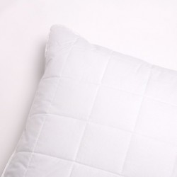 Dygsniuota 100% žąsų plunksnų pagalvė balta 50x70 fėjos namai