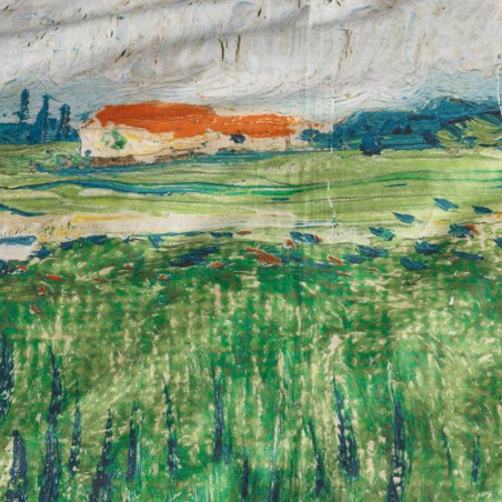 Field With Poppies Green Patalynės komplektas 4