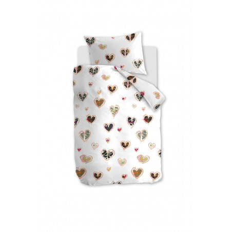 Vaikiškas patalynės komplektas Animal Hearts Multi 1