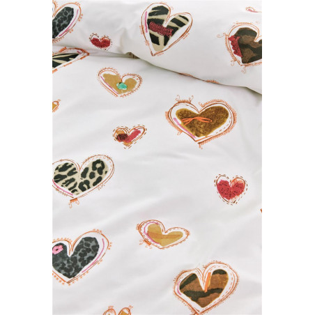 Vaikiškas patalynės komplektas Animal Hearts Multi 6