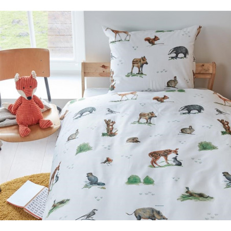 Vaikiškas patalynės komplektas Forest Animals Multi 1