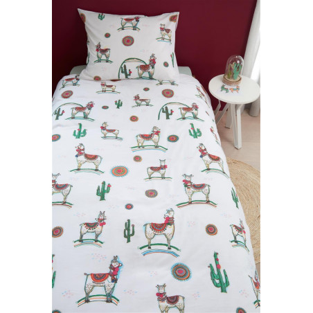 Vaikiškas patalynės komplektas Lama Adventure Multi 2
