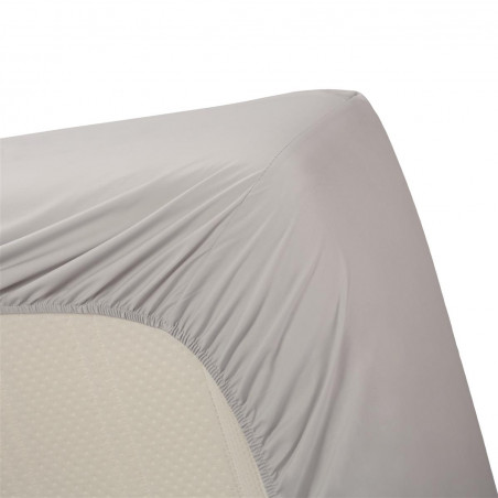 Paklodė su guma Percale HL Light Grey kaina