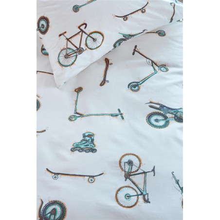 Vaikiškas patalynės komplektas Wheelers Grey 5