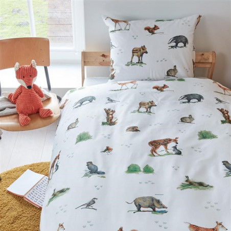 Vaikiškas patalynės komplektas Forest Animals Multi 6