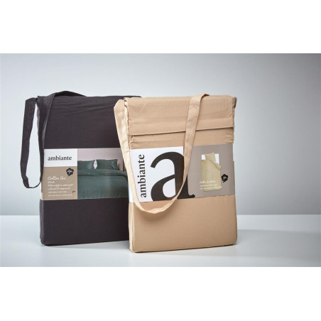 Patalynės komplektas Cotton Uni Black 1