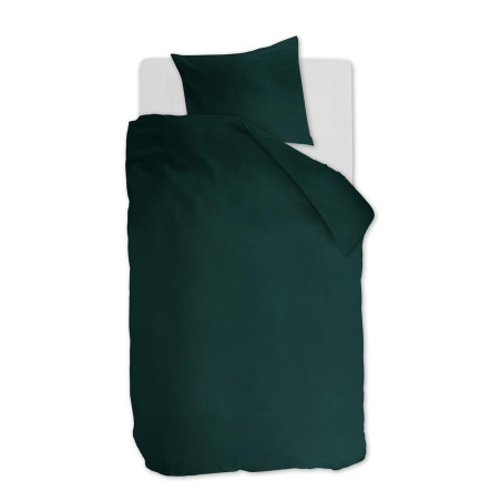 Patalynės komplektas Cotton Uni Dark Green kaina