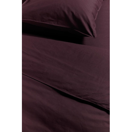 Patalynės komplektas Cotton Uni Dark Red