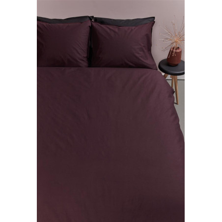 Patalynės komplektas Cotton Uni Dark Red kaina