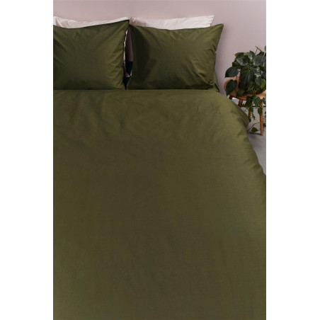 Patalynės komplektas Cotton Uni Olive Green