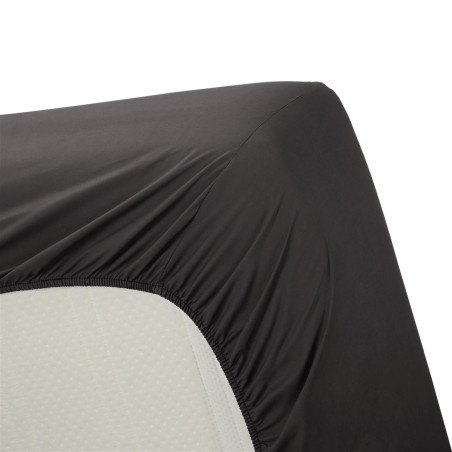 Cotton Uni HL Black paklodė su guma 1